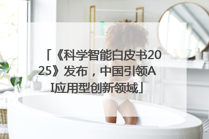 《科学智能白皮书2025》发布，中国引领AI应用型创新领域