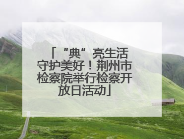 “典”亮生活 守护美好！荆州市检察院举行检察开放日活动