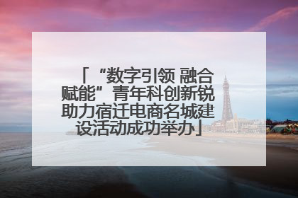 “数字引领 融合赋能”青年科创新锐助力宿迁电商名城建设活动成功举办