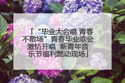 “毕业大合唱 青春不散场”青春毕业歌会激情开唱  新青年音乐节福利燃动现场