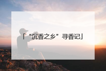“沉香之乡”寻香记