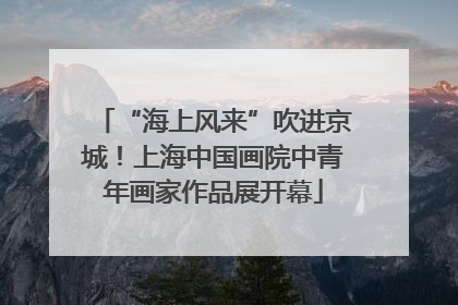 “海上风来”吹进京城！上海中国画院中青年画家作品展开幕