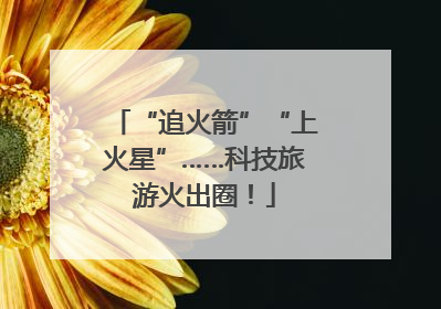 “追火箭”“上火星”……科技旅游火出圈！