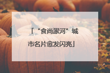 “食尚漯河”城市名片愈发闪亮