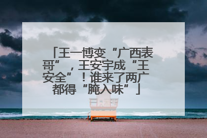王一博变“广西表哥”，王安宇成“王安全”！谁来了两广都得“腌入味”