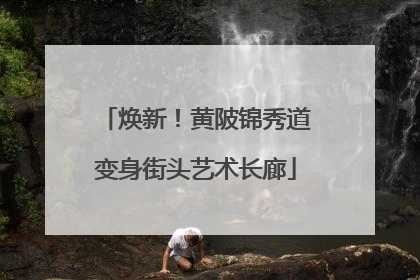 焕新！黄陂锦秀道变身街头艺术长廊