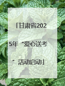 甘肃省2025年“爱心送考”活动启动