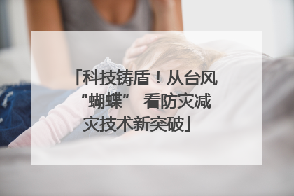 科技铸盾！从台风“蝴蝶” 看防灾减灾技术新突破