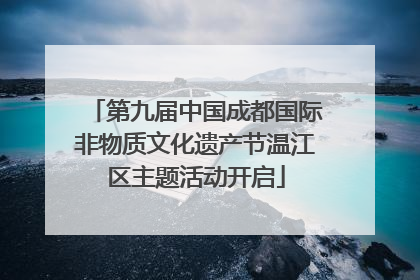 第九届中国成都国际非物质文化遗产节温江区主题活动开启