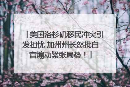 美国洛杉矶移民冲突引发担忧 加州州长怒批白宫煽动紧张局势！