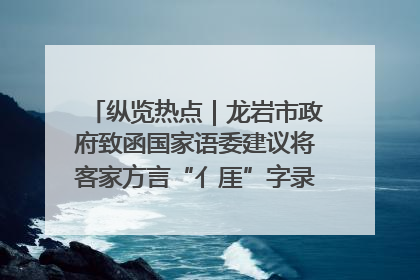 纵览热点｜龙岩市政府致函国家语委建议将客家方言“亻厓”字录入《新华字典》引发热议，当地回应
