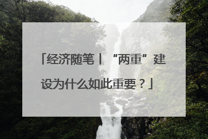 经济随笔丨“两重”建设为什么如此重要？