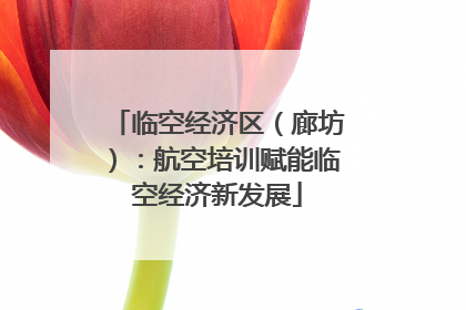 临空经济区（廊坊）：航空培训赋能临空经济新发展