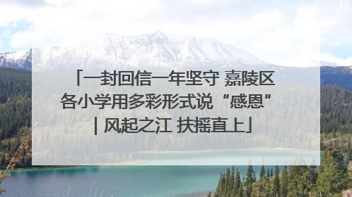 一封回信一年坚守 嘉陵区各小学用多彩形式说“感恩”｜风起之江 扶摇直上