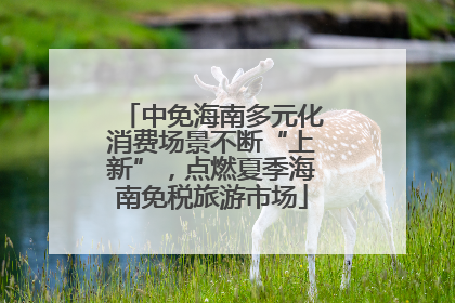 中免海南多元化消费场景不断“上新”，点燃夏季海南免税旅游市场