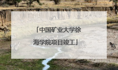 中国矿业大学徐海学院项目竣工
