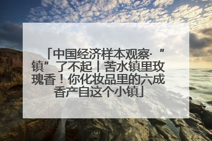 中国经济样本观察·“镇”了不起丨苦水镇里玫瑰香！你化妆品里的六成香产自这个小镇