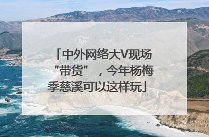 中外网络大V现场“带货”，今年杨梅季慈溪可以这样玩
