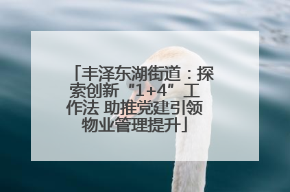 丰泽东湖街道：探索创新“1+4”工作法 助推党建引领物业管理提升