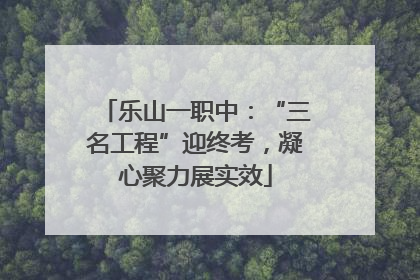 乐山一职中：“三名工程”迎终考，凝心聚力展实效