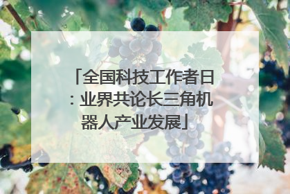 全国科技工作者日：业界共论长三角机器人产业发展