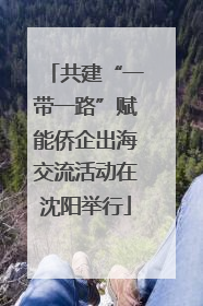 共建“一带一路”赋能侨企出海交流活动在沈阳举行