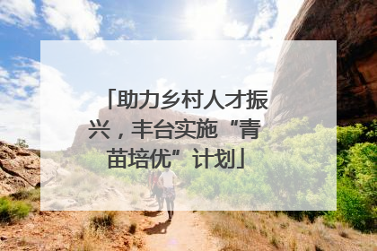 助力乡村人才振兴，丰台实施“青苗培优”计划