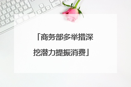 商务部多举措深挖潜力提振消费