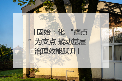 固始：化 “痛点”为支点 撬动基层治理效能跃升