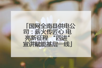 国网全南县供电公司：薪火传匠心 电亮新征程 “四进”宣讲赋能基层一线