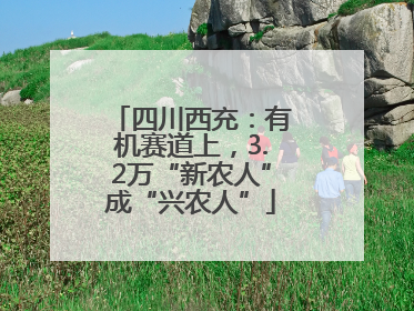 四川西充：有机赛道上，3.2万“新农人”成“兴农人”