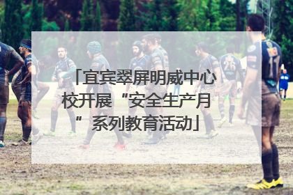宜宾翠屏明威中心校开展“安全生产月”系列教育活动