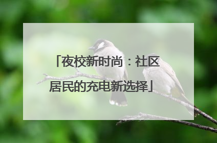 夜校新时尚：社区居民的充电新选择