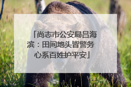 尚志市公安局吕海滨：田间地头皆警务 心系百姓护平安