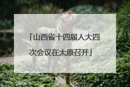 山西省十四届人大四次会议在太原召开
