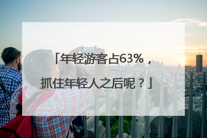 年轻游客占63%，抓住年轻人之后呢？