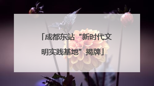 成都东站“新时代文明实践基地”揭牌