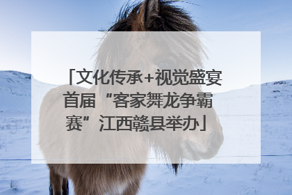 文化传承+视觉盛宴 首届“客家舞龙争霸赛”江西赣县举办