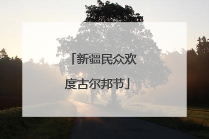 新疆民众欢度古尔邦节