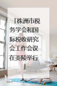 株洲市税务学会和国际税收研究会工作会议在炎陵举行