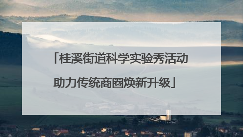 桂溪街道科学实验秀活动助力传统商圈焕新升级