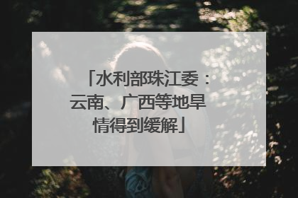 水利部珠江委：云南、广西等地旱情得到缓解
