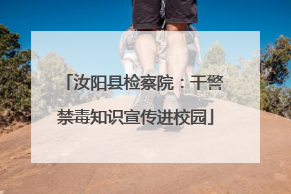 汝阳县检察院：干警禁毒知识宣传进校园