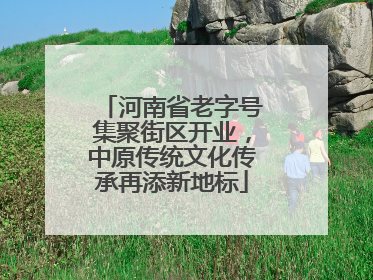 河南省老字号集聚街区开业，中原传统文化传承再添新地标