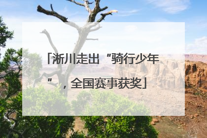 淅川走出“骑行少年”，全国赛事获奖
