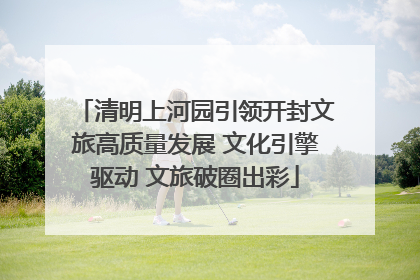 清明上河园引领开封文旅高质量发展 文化引擎驱动 文旅破圈出彩