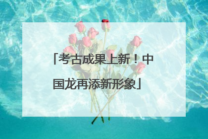 考古成果上新！中国龙再添新形象