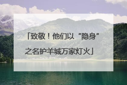 致敬！他们以“隐身”之名护羊城万家灯火