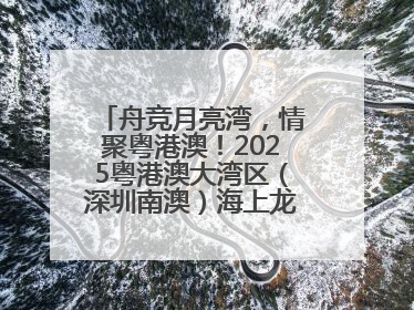 舟竞月亮湾，情聚粤港澳！2025粤港澳大湾区（深圳南澳）海上龙舟赛正式开赛！_深圳新闻网