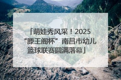 萌娃秀风采！2025“滕王阁杯”南昌市幼儿篮球联赛圆满落幕